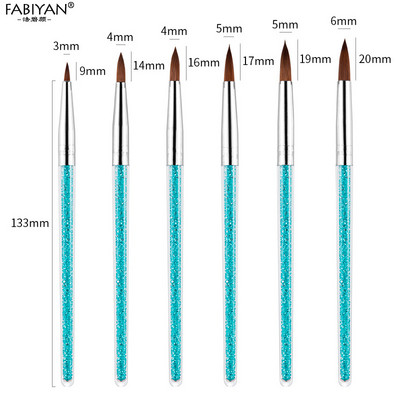 3/7kom profesionalna manikurna UV gel kist olovka prozirna akrilna kist za slikanje noktiju alati za fototerapiju