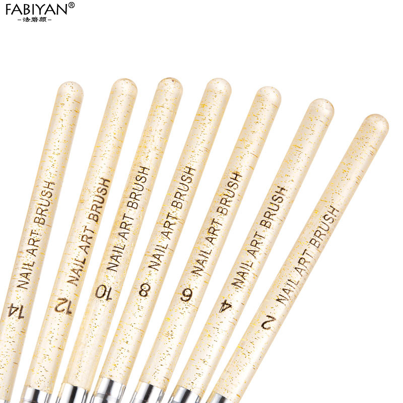 3/7kom profesionalna manikurna UV gel kist olovka prozirna akrilna kist za slikanje noktiju alati za fototerapiju