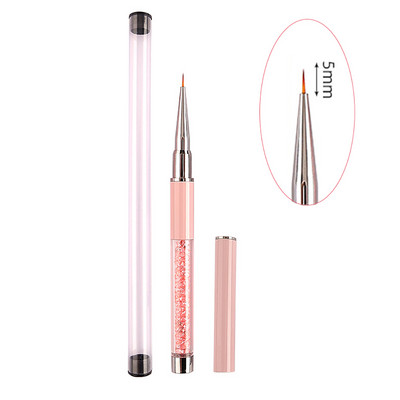 Nail Art Kist Alati za manikuru Linije Pruge Cvjetne slike Crtanje Linije Kist Ružičasta