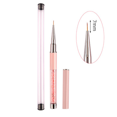 Nail Art Kist Alati za manikuru Linije Pruge Cvjetne slike Crtanje Linije Kist Ružičasta