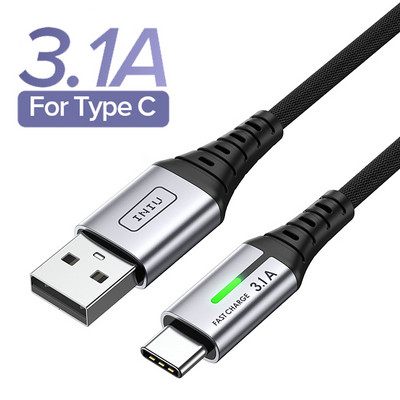 INIU USB tip C kabel za brzo punjenje USB punjač za telefon Podatkovni kabel za Samsung S21 S20 S10 S9 S7 Google Huawei Xiaomi Redmi