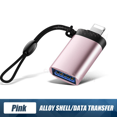 USB 3.0–8 tűs OTG-adapter iPhone 13-hoz kulcstartóval iOS 13-hoz 14 A rendszer felett Adatszinkronizálás OTG-adapter-átalakító egérhez