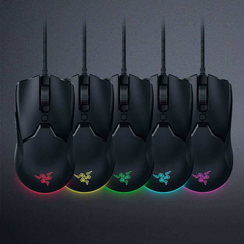 Razer Viper Mini Gaming Mouse 61g Ελαφρύ PAW3359 Optical Sensor Chroma RGB Ενσύρματο ποντίκι SPEEDFLEX Cable 8500DPI Ποντίκια