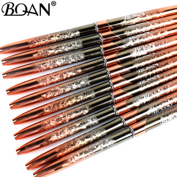 BQAN Pattern Rose Gold Nail Art Brush Diamond Gradient Nail Brush Line Painting Brushes Nails Crystal Acrylic Liner Drawing Pen