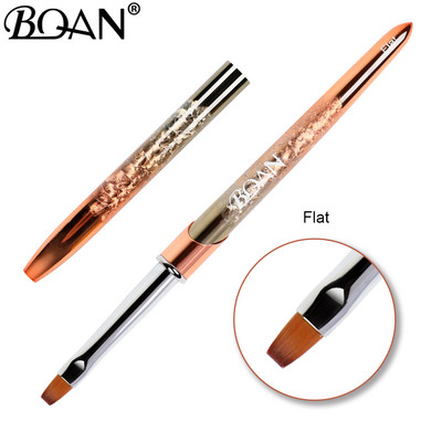 BQAN Pattern Rose Gold Kist za crtanje noktiju Dijamantni gradijent Kist za nokte Kistovi za crtanje linija Četke za nokte Kristalna akrilna linija za crtanje Olovka