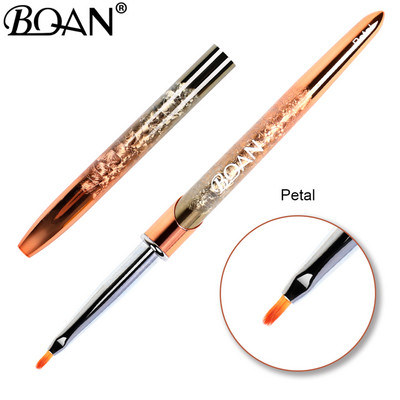 BQAN Pattern Rose Gold Kist za crtanje noktiju Dijamantni gradijent Kist za nokte Kistovi za crtanje linija Četke za nokte Kristalna akrilna linija za crtanje Olovka