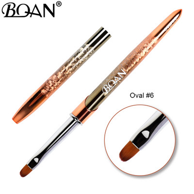 BQAN Pattern Rose Gold Kist za crtanje noktiju Dijamantni gradijent Kist za nokte Kistovi za crtanje linija Četke za nokte Kristalna akrilna linija za crtanje Olovka