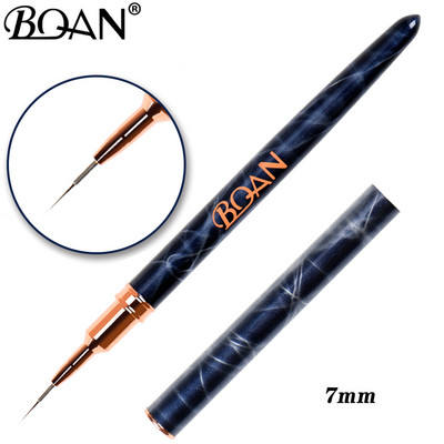 BQAN Pattern Rose Gold Kist za crtanje noktiju Dijamantni gradijent Kist za nokte Kistovi za crtanje linija Četke za nokte Kristalna akrilna linija za crtanje Olovka