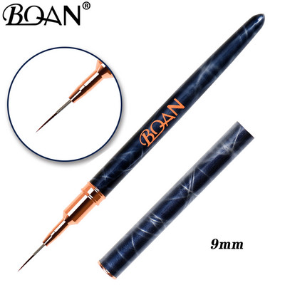 BQAN Pattern Rose Gold Kist za crtanje noktiju Dijamantni gradijent Kist za nokte Kistovi za crtanje linija Četke za nokte Kristalna akrilna linija za crtanje Olovka