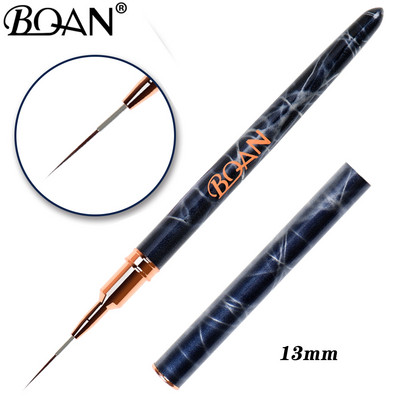 BQAN Pattern Rose Gold Kist za crtanje noktiju Dijamantni gradijent Kist za nokte Kistovi za crtanje linija Četke za nokte Kristalna akrilna linija za crtanje Olovka