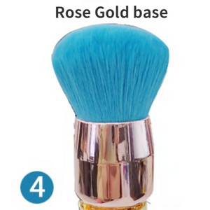 Popularna četkica za nokte s gljivama Okrugla boja s malim cvijetom Gel četke za čišćenje prašine Četkica za make up Nail Art manikura