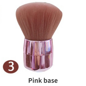 Popularna četkica za nokte s gljivama Okrugla boja s malim cvijetom Gel četke za čišćenje prašine Četkica za make up Nail Art manikura