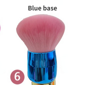 Popularna četkica za nokte s gljivama Okrugla boja s malim cvijetom Gel četke za čišćenje prašine Četkica za make up Nail Art manikura