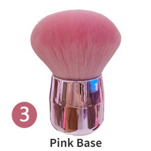 Popularna četkica za nokte s gljivama Okrugla boja s malim cvijetom Gel četke za čišćenje prašine Četkica za make up Nail Art manikura