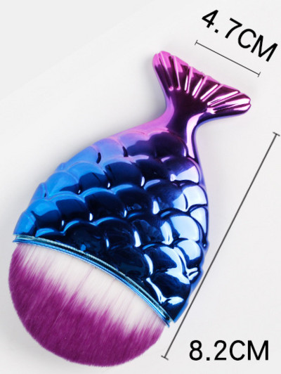 Popularna četkica za nokte s gljivama Okrugla boja s malim cvijetom Gel četke za čišćenje prašine Četkica za make up Nail Art manikura