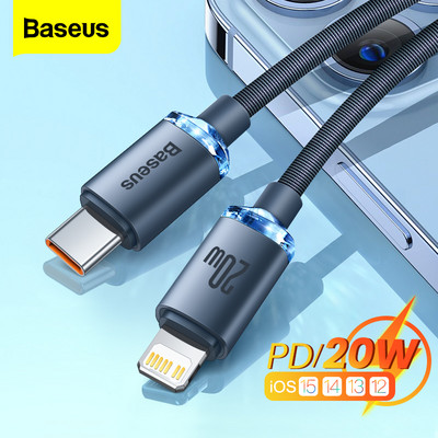 Baseus PD 20W USB C kabel za iPhone 14 13 12 11 Pro Max XR Mini punjač za brzo punjenje tipa C kabel za iPad USBC kabel za podatkovnu žicu