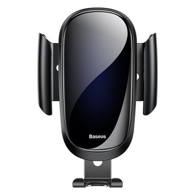 Suport pentru telefon auto din sticlă de lux Baseus pentru iPhone X XS Max XR Samsung S9 S8 Gravity Metal Gravity Air Vent Mount GPS în suport auto