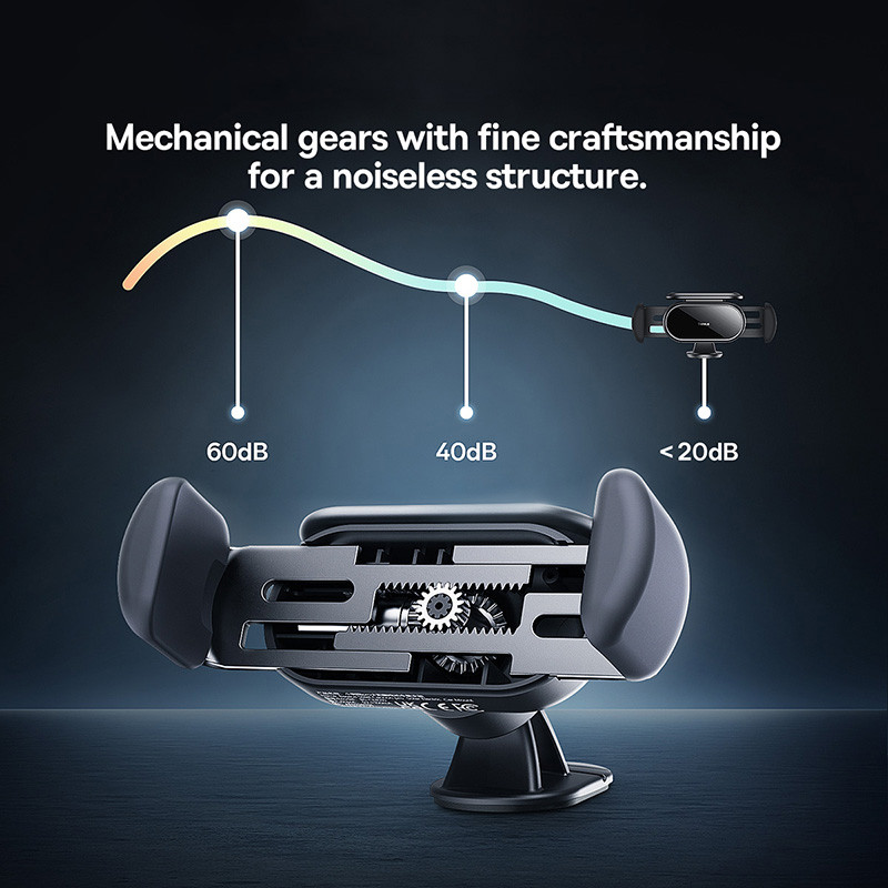 Baseus držač telefona u automobilu, električni, automatski stezaljki, stalak za mobitel, GPS nosač za automobil, solarna baterija za iPhone Xiaomi Samsung