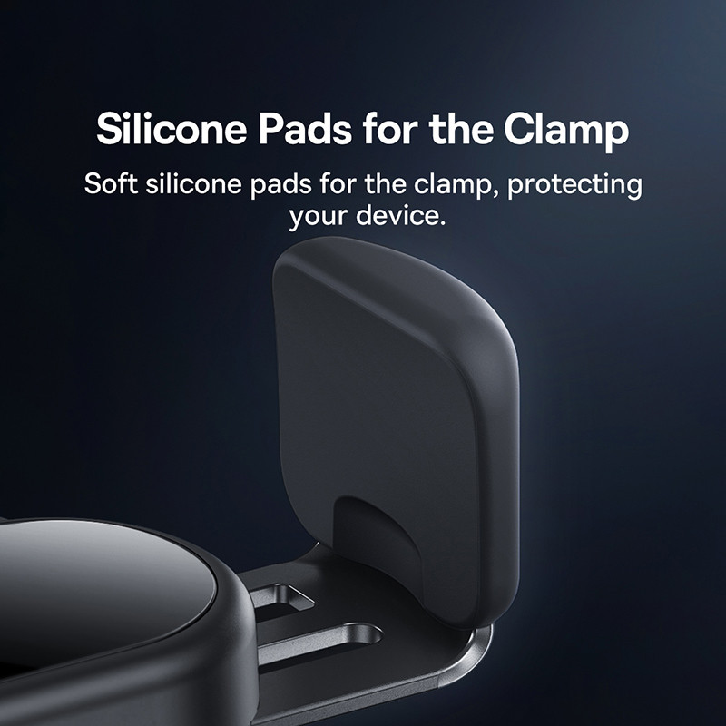 Baseus držač telefona u automobilu, električni, automatski stezaljki, stalak za mobitel, GPS nosač za automobil, solarna baterija za iPhone Xiaomi Samsung