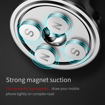 Baseus Magnetic Car phone holder Air Vent Mount Mobile Smartphone Stand magnet Support Cell Cellphone Телефон държач в кола