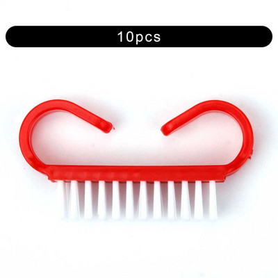 Gornja četkica za čišćenje noktiju Nail Art Plastika Meka Uklanjanje prašine Njega prstiju UV gel Alat za manikuru Pedikura Četke za šminkanje Ribanje