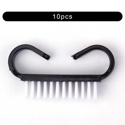 Gornja četkica za čišćenje noktiju Nail Art Plastika Meka Uklanjanje prašine Njega prstiju UV gel Alat za manikuru Pedikura Četke za šminkanje Ribanje