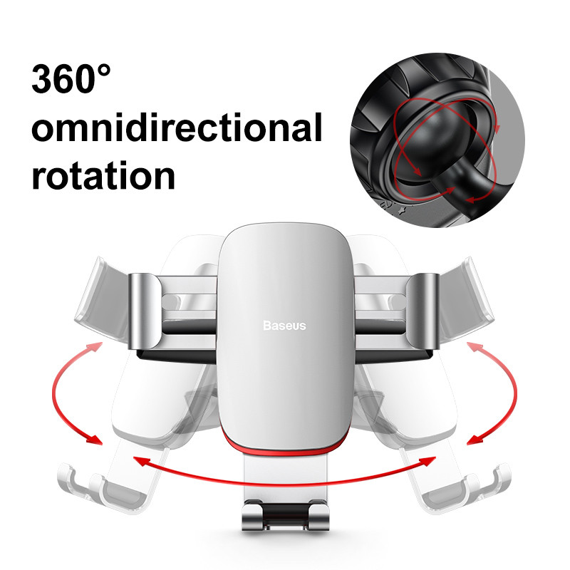 Βάση τηλεφώνου Baseus Gravity Car για iPhone 13 12 14 XS Samsung S9 Universal σε υποδοχή CD Στήριγμα αυτοκινήτου για βάση στήριξης κινητού τηλεφώνου