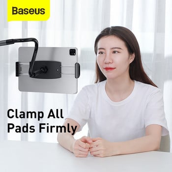 Baseus Rotary Adjustment Lazy Holder Universal Desktop Bedside Stand for iPad Mobile Phone 4.7-12.9 inches Настолен държач за телефон