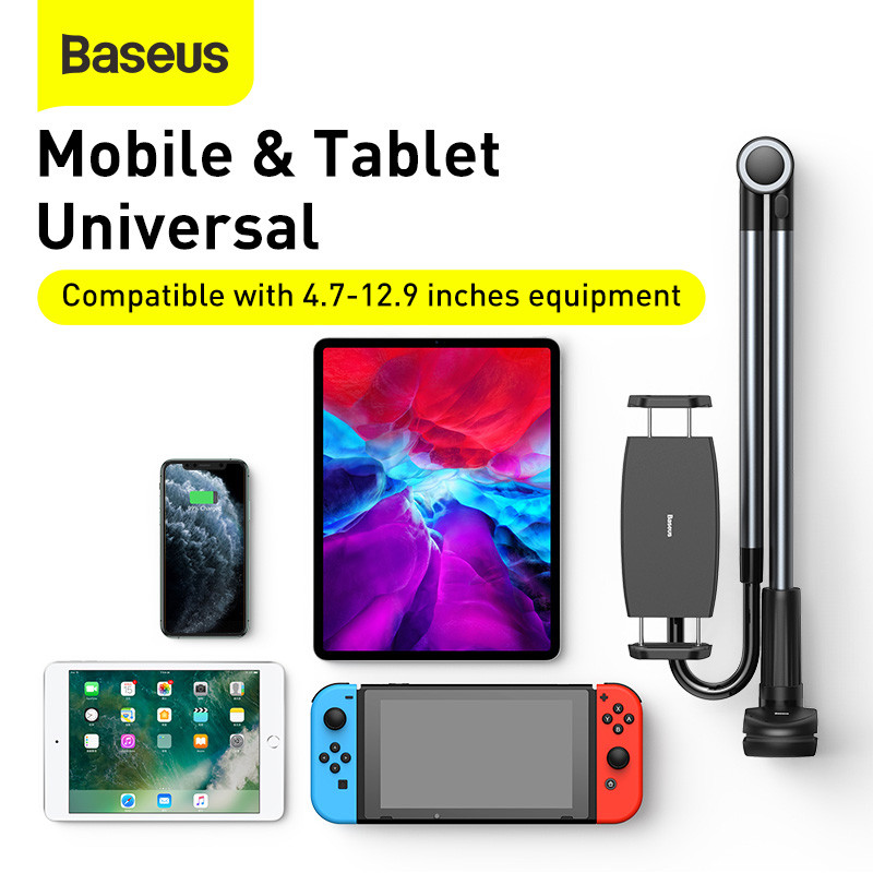 Baseus Rotary Adjustment Lazy Holder Univerzalni stoni noćni stalak za iPad mobilni telefon 4,7-12,9 inča Držač za stolni telefon