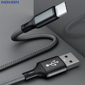 1 2 3 M USB tipo C greito įkrovimo laidas, skirtas Xiaomi Redmi Note 9 8 7 USBC greitojo įkroviklio laidas, skirtas Samsung S10 S9 S8 laidiniam duomenų laidui