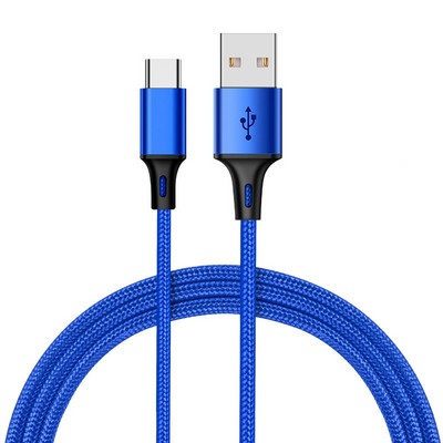 1 2 3 M USB tipo C greito įkrovimo laidas, skirtas Xiaomi Redmi Note 9 8 7 USBC greitojo įkroviklio laidas, skirtas Samsung S10 S9 S8 laidiniam duomenų laidui