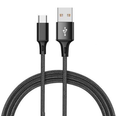 1 2 3 M USB tipo C greito įkrovimo laidas, skirtas Xiaomi Redmi Note 9 8 7 USBC greitojo įkroviklio laidas, skirtas Samsung S10 S9 S8 laidiniam duomenų laidui