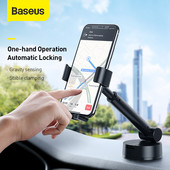 Baseus Gravity autós tartó szívótalppal, állítható univerzális autós telefonállvánnyal 4,7-6,5 hüvelykes mobiltelefonhoz iPhone-hoz