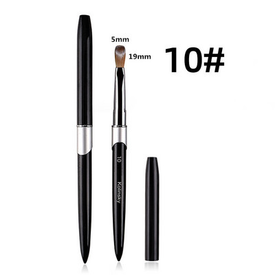 1PC četkica za nokte Kolinsky Sable akrilna četkica UV gel kist za rezbarenje olovke tekući puder DIY crtanje noktiju