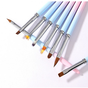 Σετ πινέλων νυχιών 15 μεγεθών Τρισδιάστατη ζωγραφική για μανικιούρ Ακρυλικό πινέλο UV Gel Line Drawing Pen Nail Brush Salon DIY Εργαλείο μανικιούρ