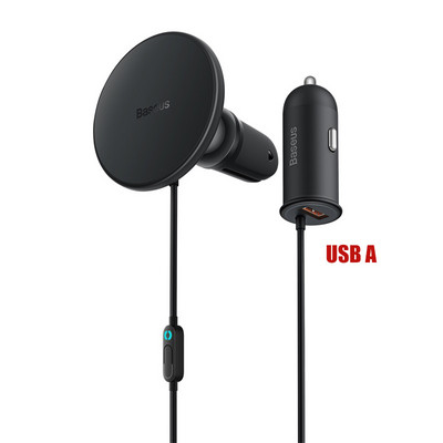 Baseus 40W Μαγνητικός Ασύρματος Φορτιστής Αυτοκινήτου Βάση Τηλεφώνου Γρήγορη Φόρτιση USB A Type C Φορτιστής τηλεφώνου αυτοκινήτου για iPhone 14 13 12 Pro