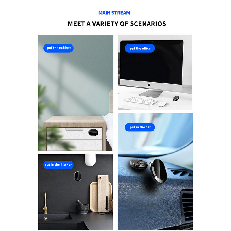 2022 Magnetski držač za telefon u automobilu, magnet za pametni telefon, mobilni stalak, mobilni GPS podrška za iPhone 13 12 XR Xiaomi Mi Huawei Samsung LG