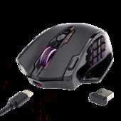 Redragon M913 Impact Elite ασύρματο ποντίκι gaming με 16 προγραμματιζόμενα κουμπιά, 16000 DPI, μπαταρία 80 ωρών και οπτικό αισθητήρα Pro