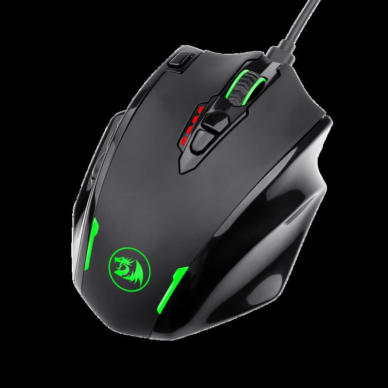 Redragon M913 Impact Elite ασύρματο ποντίκι gaming με 16 προγραμματιζόμενα κουμπιά, 16000 DPI, μπαταρία 80 ωρών και οπτικό αισθητήρα Pro