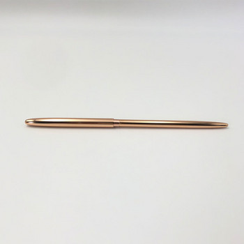 3D акрилна четка за рисуване на нокти Луксозна пълна метална дръжка от розово злато Striping Detailer Pen UV Gel Nail Brushes Tool