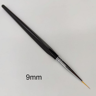 3D akrilna četkica za crtanje noktiju Luksuzna puna ružičasta zlatna metalna drška s trakama Detailer olovka UV gel četke za nokte Alat