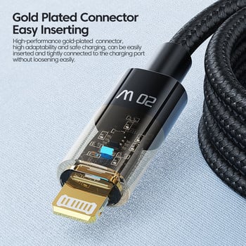 Toocki USB C кабел за iPhone 14 13 12 11 Pro Max 8 7 Plus PD 20W бързо зарядно Lightning кабел за iPad iPhone кабел кабел за данни