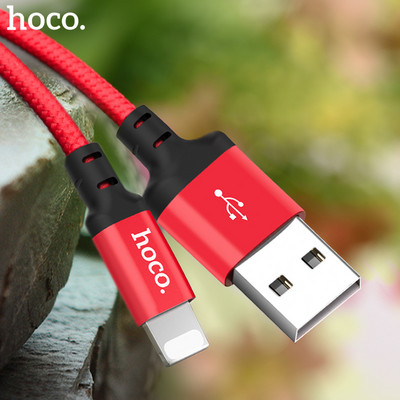 HOCO Най-добрият USB кабел за зареждане за iPhone 8 7 6 5 плюс USB кабел Бързо зарядно устройство Кабел за данни за iPhone 11 Pro X XS Max XR за iPad