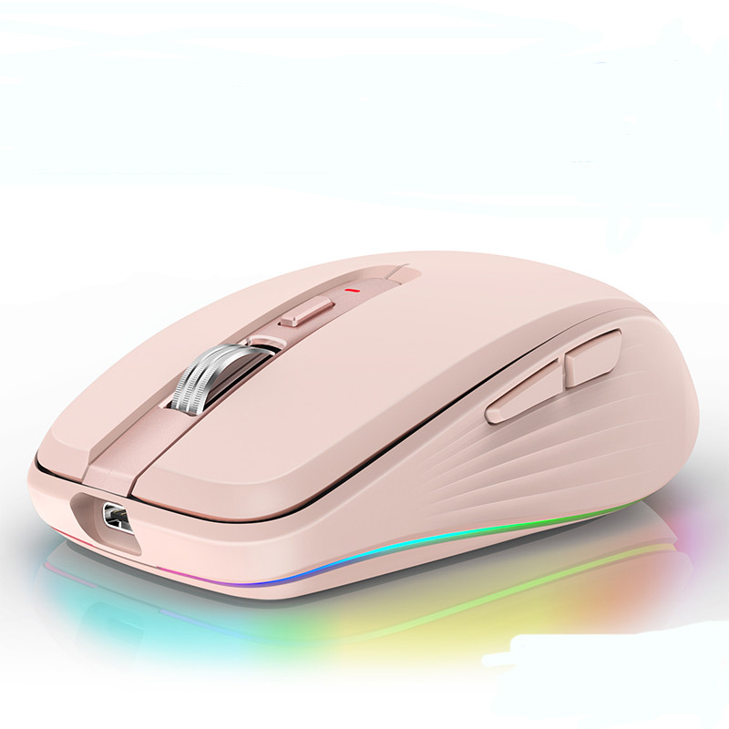 Mouse fără fir Bluetooth 5.0, reîncărcabil, silențios, multi-arc, tactil Mouse ultra-subțire magic, pentru laptop, Ipad, Mac, PC, Macbook