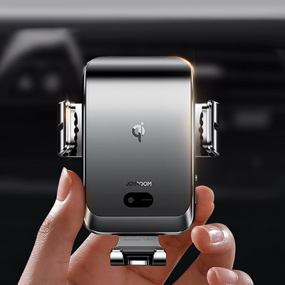 Suport pentru telefon auto 15w Încărcător rapid fără fir pentru mașină pentru ventilație de mașină Suport pentru telefon Suport inteligent cu infraroșu pentru telefon