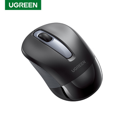 UGREEN Mouse Wireless Ergonomic Shape Silent Click 2400 DPI MacBook Planšetdatoram Klēpjdatoram PC Pelēm Klusa 2.4G Bezvadu Pele