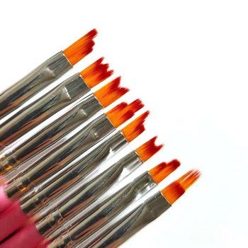 8 τμχ/σετ Ακρυλικό στυλό ζωγραφικής γραμμής νυχιών 3D Συμβουλές Μανικιούρ Μοτίβα λουλουδιών Μοτίβο στυλό σχεδίασης UV gel βούρτσες Εργαλεία ζωγραφικής
