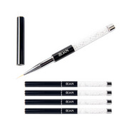 BQAN 1 db kristály fogantyú 5mm/7mm/9mm/11mm rajzecset bélés ecset festőtoll gél lakk kristály körömdíszítő manikűr eszközök