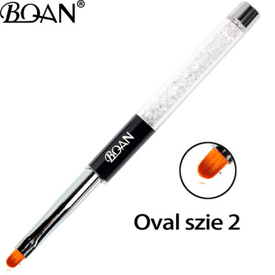 BQAN 1 db kristály fogantyú 5mm/7mm/9mm/11mm rajzecset bélés ecset festőtoll gél lakk kristály körömdíszítő manikűr eszközök