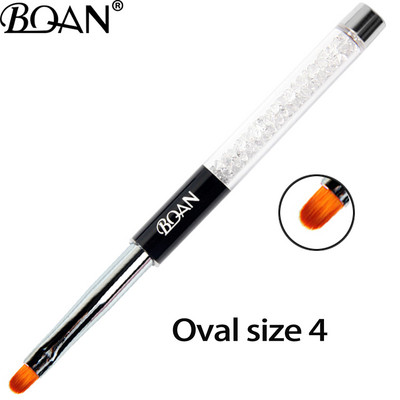 BQAN 1 db kristály fogantyú 5mm/7mm/9mm/11mm rajzecset bélés ecset festőtoll gél lakk kristály körömdíszítő manikűr eszközök
